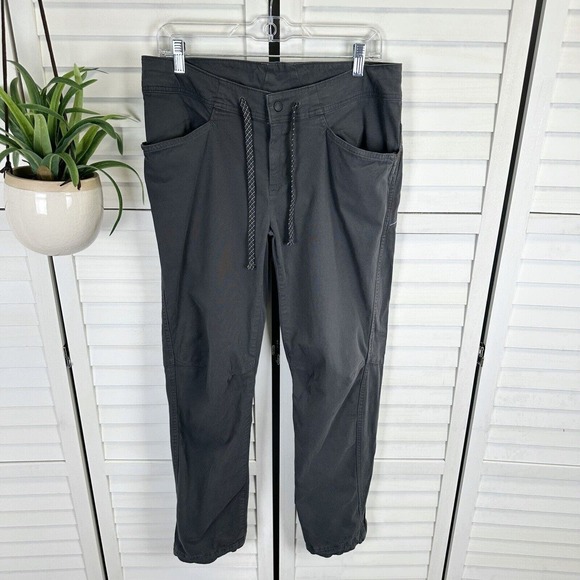 The North Face Gray Dome Rock Climbing Pants Bouldering Outdoor Size 10 Short - Picture 1 of 16